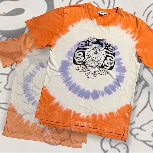 Zadig & Voltaire Tie Dye Devil Vintage T-shirt - Picture 13 of 13